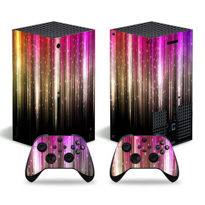 Για Xbox Series X Console and 2 Controller Skin Sticker Graffiti Color Protective Decal Αφαιρούμενο κάλυμμα