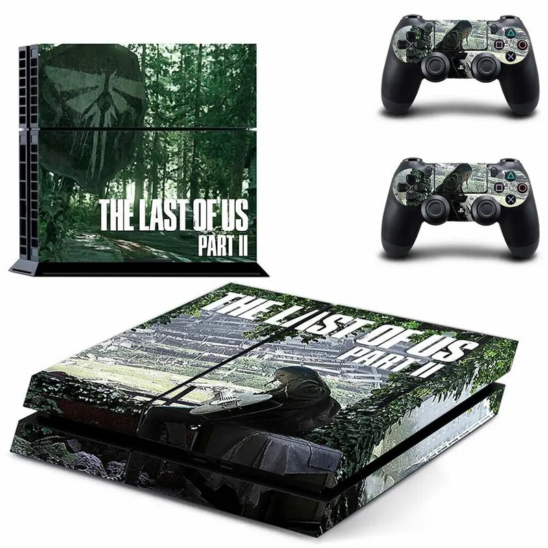 The Last of Us, 2. osa PS4 kleebised Play Station 4 ümbris PS 4 kleebise kleebise kate PlayStation 4 PS4 konsooli ja kontrolleri katted