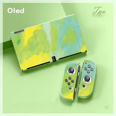 Nintendo Switchi OLED-tarvikute jaoks Protective Shell NS Game Host Console TPU kõikehõlmav pehme kaanega kaitseümbrise kott