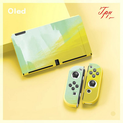 Nintendo Switchi OLED-tarvikute jaoks Protective Shell NS Game Host Console TPU kõikehõlmav pehme kaanega kaitseümbrise kott