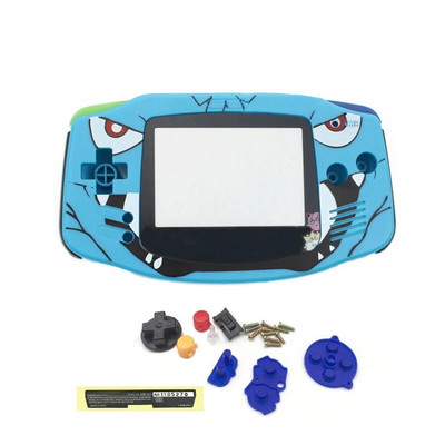 Νέο Full Housing Shell για Nintend Gameboy GBA Shell Hard Case with Screen Lens Replacement for Gameboy Advance Console Housing