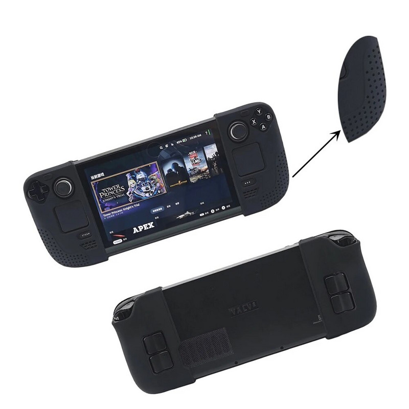 2024. aasta portatiivne silikoonist ümbris auruteki libisemisvastase katte kaitsele, mängukonsooli tarvikutele, tolmukindel