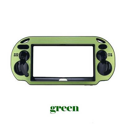 cltgxdd 1 τεμάχιο πλαστικό + κάλυμμα σκληρής θήκης αλουμινίου Προστατευτικό κέλυφος δέρματος για χειριστήριο PSV PS Vita 1000 PSV1000