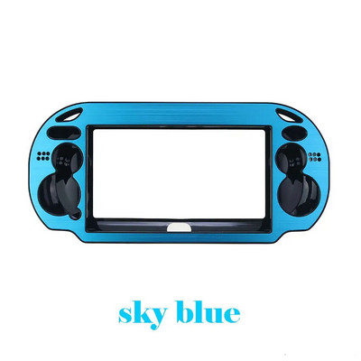 cltgxdd 1 τεμάχιο πλαστικό + κάλυμμα σκληρής θήκης αλουμινίου Προστατευτικό κέλυφος δέρματος για χειριστήριο PSV PS Vita 1000 PSV1000