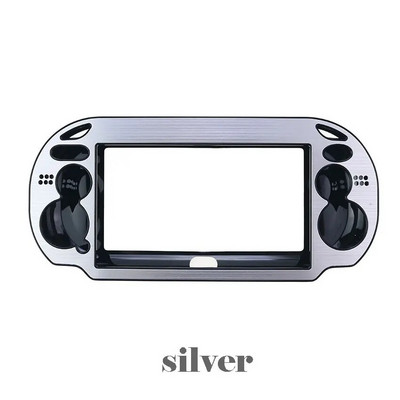 cltgxdd 1 τεμάχιο πλαστικό + κάλυμμα σκληρής θήκης αλουμινίου Προστατευτικό κέλυφος δέρματος για χειριστήριο PSV PS Vita 1000 PSV1000