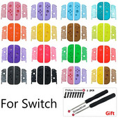Nintendo Switchi asenduskorpuse jaoks Läbipaistev korpuse kate NS Joy Con NS JoyCons kontrolleri korpuse jaoks DIY tarvikud