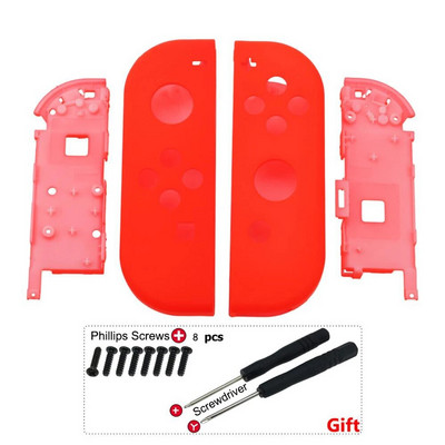 Nintendo Switchi asenduskorpuse jaoks Läbipaistev korpuse kate NS Joy Con NS JoyCons kontrolleri korpuse jaoks DIY tarvikud