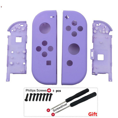 Nintendo Switchi asenduskorpuse jaoks Läbipaistev korpuse kate NS Joy Con NS JoyCons kontrolleri korpuse jaoks DIY tarvikud