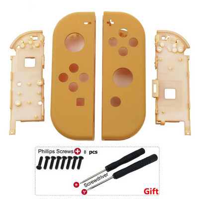 Nintendo Switchi asenduskorpuse jaoks Läbipaistev korpuse kate NS Joy Con NS JoyCons kontrolleri korpuse jaoks DIY tarvikud