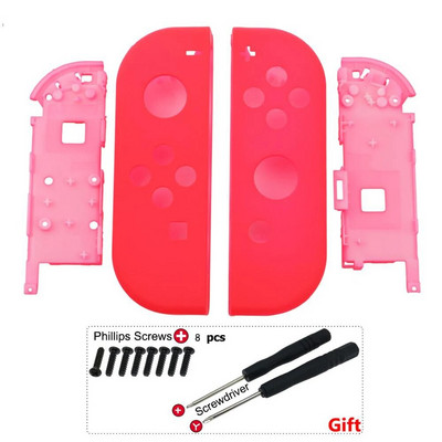 Nintendo Switchi asenduskorpuse jaoks Läbipaistev korpuse kate NS Joy Con NS JoyCons kontrolleri korpuse jaoks DIY tarvikud