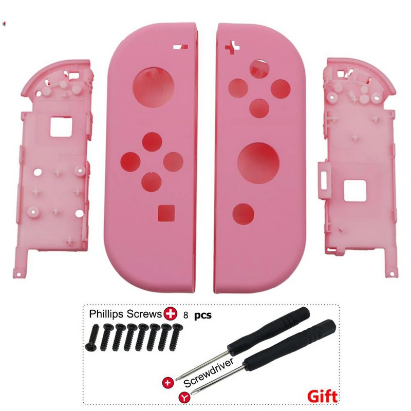 Nintendo Switchi asenduskorpuse jaoks Läbipaistev korpuse kate NS Joy Con NS JoyCons kontrolleri korpuse jaoks DIY tarvikud