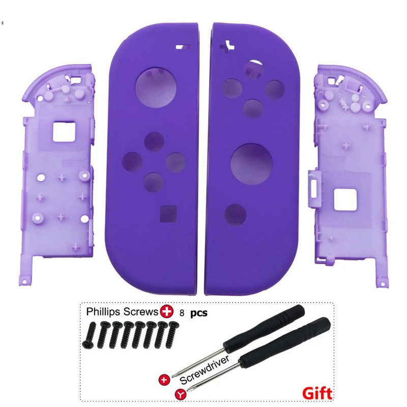 Nintendo Switchi asenduskorpuse jaoks Läbipaistev korpuse kate NS Joy Con NS JoyCons kontrolleri korpuse jaoks DIY tarvikud
