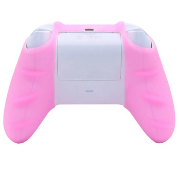 Ροζ μαλακή σιλικόνη παιχνιδιών προστατευτικό κάλυμμα που αντιστέκεται στη φθορά Κάλυμμα χειρολαβής θήκης λαβής δέρματος για δέρμα χειριστηρίου SX Series XBox