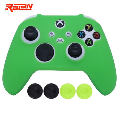 Roosa pehmest silikoonist mängupuldi kulumiskindel kaitsekate Skin Grip Case Joystick kate XBox-seeria SX kontrolleri nahale