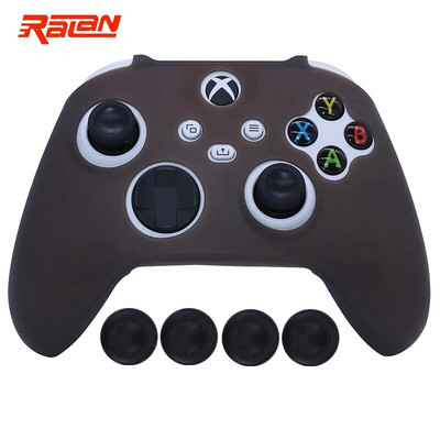 Roosa pehmest silikoonist mängupuldi kulumiskindel kaitsekate Skin Grip Case Joystick kate XBox-seeria SX kontrolleri nahale
