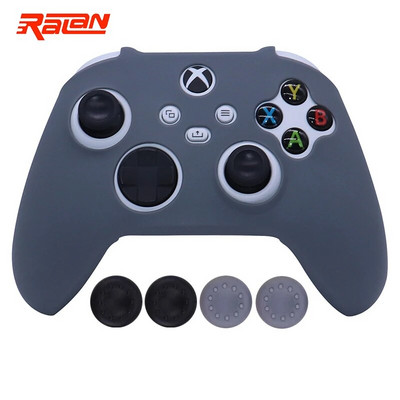 Roosa pehmest silikoonist mängupuldi kulumiskindel kaitsekate Skin Grip Case Joystick kate XBox-seeria SX kontrolleri nahale