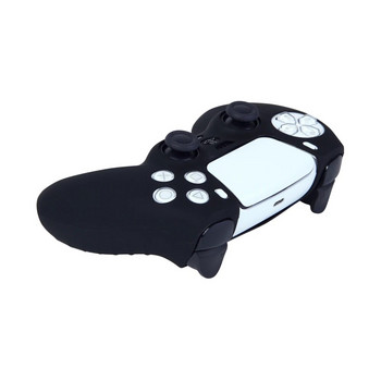 Калъф от силиконов каучук Контролер Кожа Пластмасов корпус Черупка Геймпадове Капачка за джойстик Пръчици за Sony Playstation 5 PS5