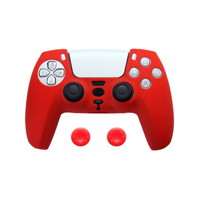 Silikoonkummist korpuse kontroller Skin Plastikust korpus Kest Mängupuldid Joystick Cap Pöidlad Sony Playstation 5 PS5 jaoks