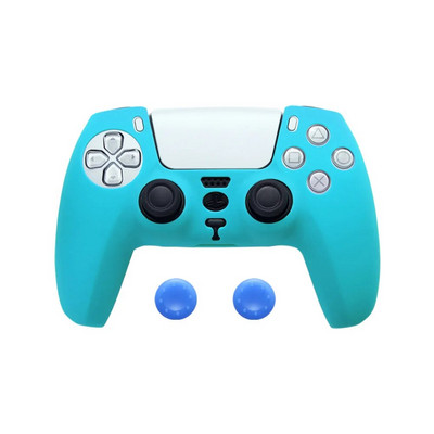 Silikoonkummist korpuse kontroller Skin Plastikust korpus Kest Mängupuldid Joystick Cap Pöidlad Sony Playstation 5 PS5 jaoks