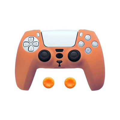 Silikoonkummist korpuse kontroller Skin Plastikust korpus Kest Mängupuldid Joystick Cap Pöidlad Sony Playstation 5 PS5 jaoks
