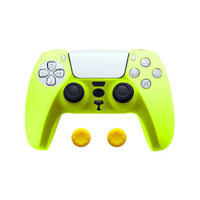 Silikoonkummist korpuse kontroller Skin Plastikust korpus Kest Mängupuldid Joystick Cap Pöidlad Sony Playstation 5 PS5 jaoks