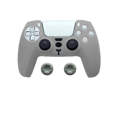 Silikoonkummist korpuse kontroller Skin Plastikust korpus Kest Mängupuldid Joystick Cap Pöidlad Sony Playstation 5 PS5 jaoks