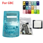 Υψηλής ποιότητας GBC Shell For Gameboy Color Hoousing Shell με φακό γυάλινης οθόνης, κουμπιά συμβατά με IPS και αρχική οθόνη
