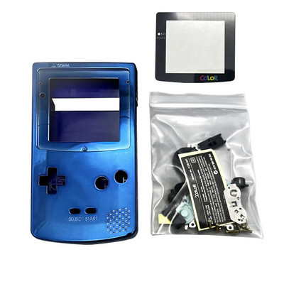 Υψηλής ποιότητας GBC Shell For Gameboy Color Hoousing Shell με φακό γυάλινης οθόνης, κουμπιά συμβατά με IPS και αρχική οθόνη