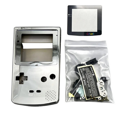 Υψηλής ποιότητας GBC Shell For Gameboy Color Hoousing Shell με φακό γυάλινης οθόνης, κουμπιά συμβατά με IPS και αρχική οθόνη