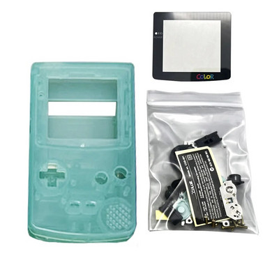 Υψηλής ποιότητας GBC Shell For Gameboy Color Hoousing Shell με φακό γυάλινης οθόνης, κουμπιά συμβατά με IPS και αρχική οθόνη
