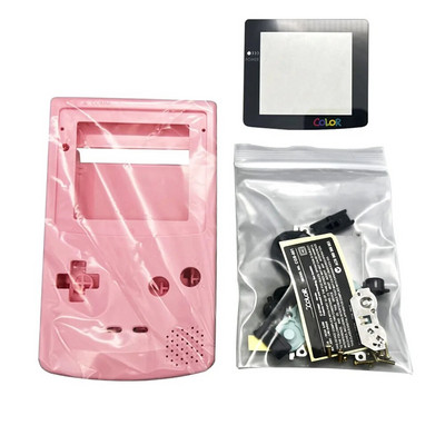 Υψηλής ποιότητας GBC Shell For Gameboy Color Hoousing Shell με φακό γυάλινης οθόνης, κουμπιά συμβατά με IPS και αρχική οθόνη
