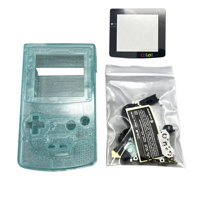 Υψηλής ποιότητας GBC Shell For Gameboy Color Hoousing Shell με φακό γυάλινης οθόνης, κουμπιά συμβατά με IPS και αρχική οθόνη