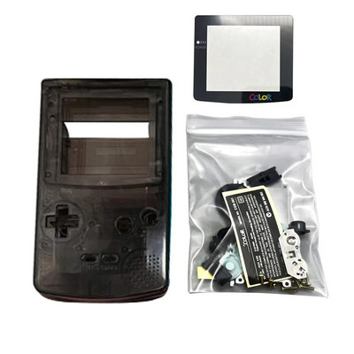 Υψηλής ποιότητας GBC Shell For Gameboy Color Hoousing Shell με φακό γυάλινης οθόνης, κουμπιά συμβατά με IPS και αρχική οθόνη