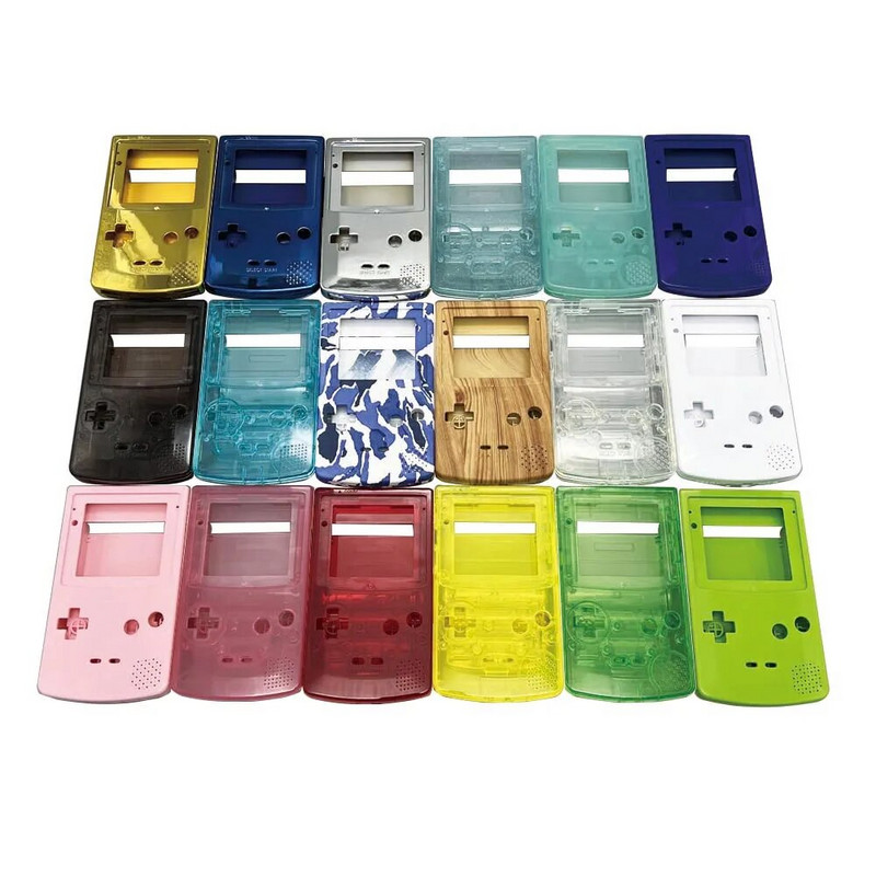 Υψηλής ποιότητας GBC Shell For Gameboy Color Hoousing Shell με φακό γυάλινης οθόνης, κουμπιά συμβατά με IPS και αρχική οθόνη