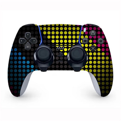 Värviline disain PS5 serva kontrolleri kleebis PS5 serva kontrolleri vinüülkatete jaoks PS5 serva kontrolleri pvc kleebis
