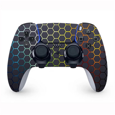 Värviline disain PS5 serva kontrolleri kleebis PS5 serva kontrolleri vinüülkatete jaoks PS5 serva kontrolleri pvc kleebis