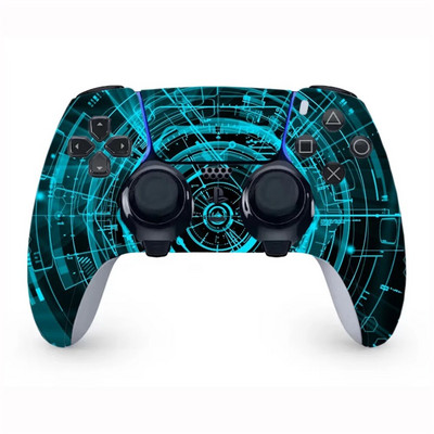 Värviline disain PS5 serva kontrolleri kleebis PS5 serva kontrolleri vinüülkatete jaoks PS5 serva kontrolleri pvc kleebis