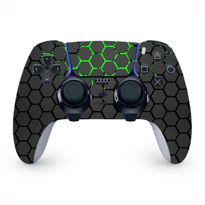 Värviline disain PS5 serva kontrolleri kleebis PS5 serva kontrolleri vinüülkatete jaoks PS5 serva kontrolleri pvc kleebis