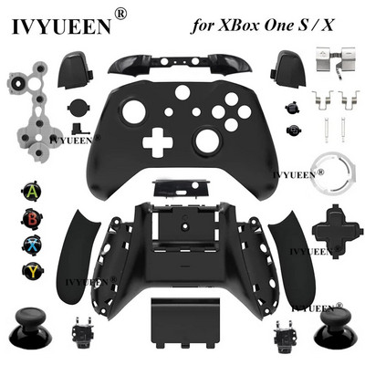 IVYUEEN Резервна обвивка на корпуса за Xbox One XS Controller Case Faceplate Cover RB LB RT LT Trigger Button Mod Kit Model 1708