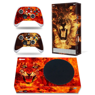 Για κονσόλα Xbox Series S και 2 χειριστήρια Skin Sticker Killer Design Προστατευτικό αυτοκόλλητο βινυλίου Πλήρες σετ Xbox Series S