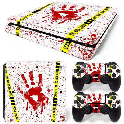 Za PS4 Slim konzolu i 2 kontrolera Bloody Design Skin naljepnica PS4 zaštitni omot od vinila
