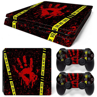 Za PS4 Slim konzolu i 2 kontrolera Bloody Design Skin naljepnica PS4 zaštitni omot od vinila
