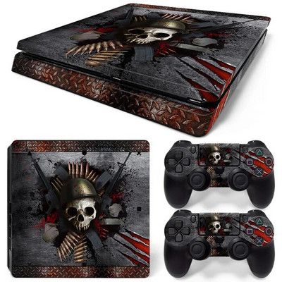 Za PS4 Slim konzolu i 2 kontrolera Bloody Design Skin naljepnica PS4 zaštitni omot od vinila