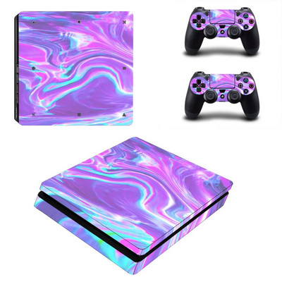 Marble Stone PS4 Slim Stickers Play Station 4 Skin Uzlīmes uzlīme PlayStation 4 PS4 Slim konsolei un kontroliera apvalkam