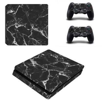 Marble Stone PS4 Slim Stickers Play Station 4 Skin Uzlīmes uzlīme PlayStation 4 PS4 Slim konsolei un kontroliera apvalkam