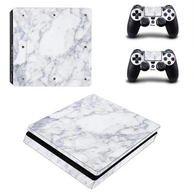 Marble Stone PS4 Slim Stickers Play Station 4 Skin Uzlīmes uzlīme PlayStation 4 PS4 Slim konsolei un kontroliera apvalkam