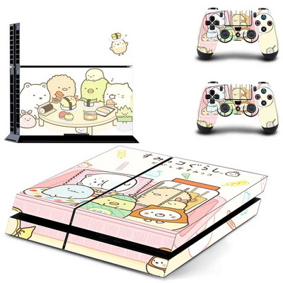 Sumikko Gurashi PS4 kleebised Play Station 4 nahakleebise kleebise kate PlayStation 4 PS4 konsooli ja kontrolleri katted, vinüül