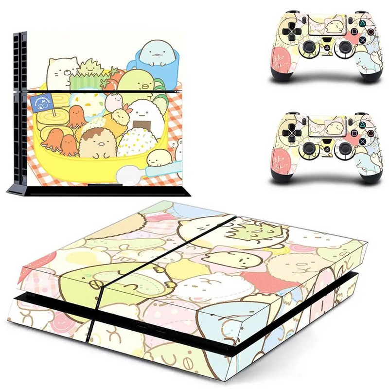 Sumikko Gurashi PS4 kleebised Play Station 4 nahakleebise kleebise kate PlayStation 4 PS4 konsooli ja kontrolleri katted, vinüül