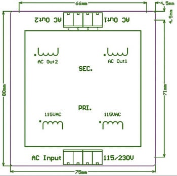 TALEMA BingZi 10VA 15VA 25VA запечатан аудио трансформатор с фиксирана монтажна плоча PCB