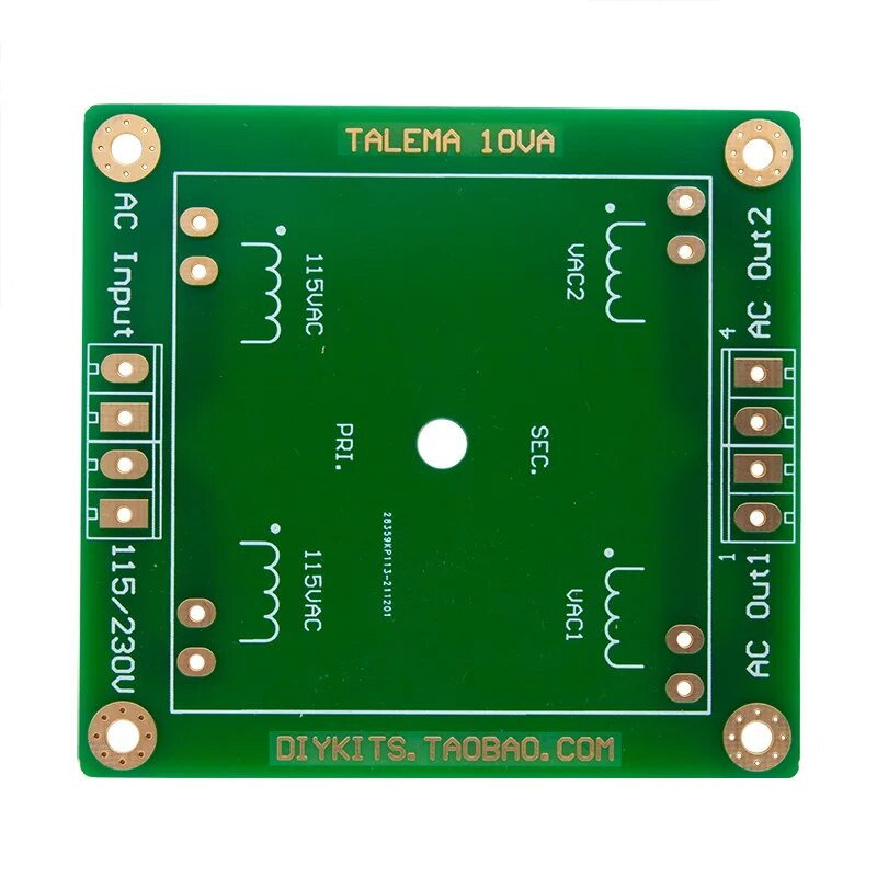 TALEMA BingZi 10VA 15VA 25VA zatvoreni audio transformator s fiksnom montažnom pločom PCB